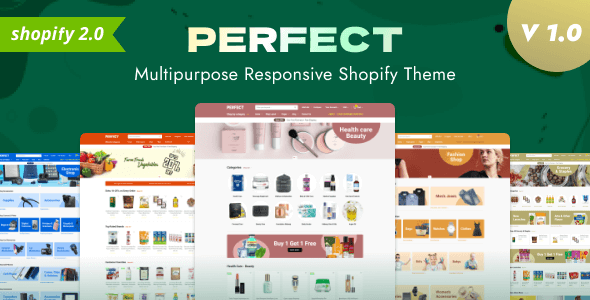 Perfect - Multipurpose Shopify Online Store 20 Theme TFx