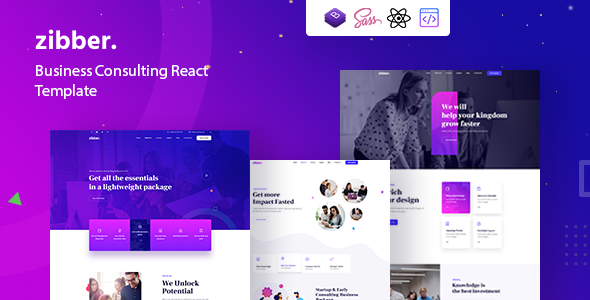 Zibber - Consulting Business React Template TFx