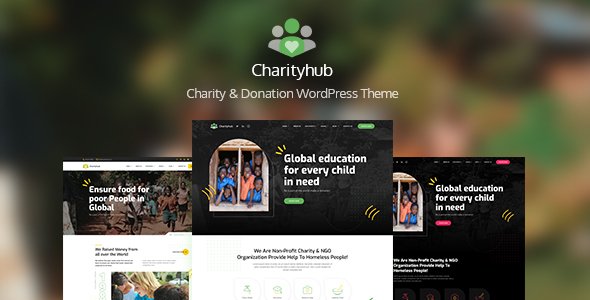 Charityhub  Donation WordPress Theme TFx
