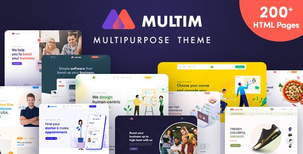 Multim - Creative multipurpose HTML5 template TFx