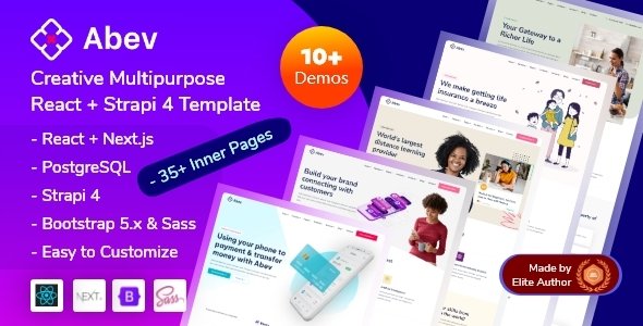 Abev - Creative Multipurpose React Next Template TFx