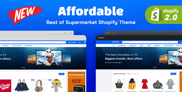 Affordable - Supermarket Shopify OS 20 Theme TFx