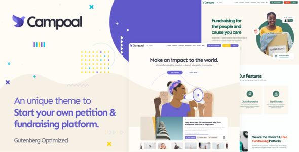 Campoal - Social Movement WordPress Theme TFx