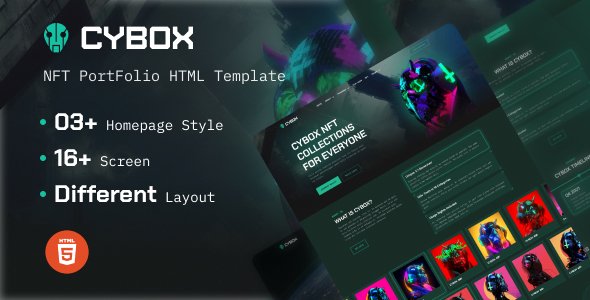 Cybox - NFT Collections HTML Template TFx