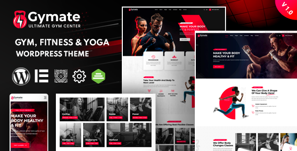 Gymat - Fitness and Gym WordPress Theme TFx