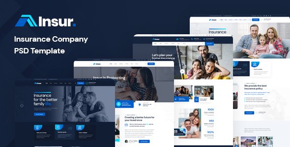 Insur - Insurance Company PSD Template TFx