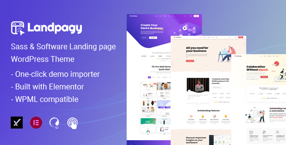 Landpagy - Multipurpose Landing page WordPress Theme TFx