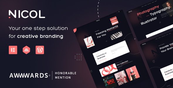 Nicol - Fully Ajax Creative WordPress Theme TFx