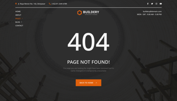 Buildery  Construction amp Building Company Elementor Template Kit TFx