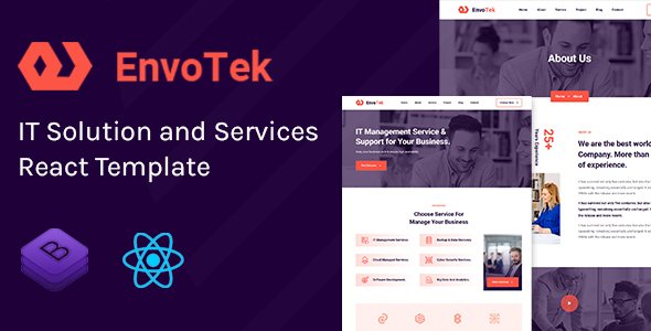 EnvoTek - React IT Solution and Services Template TFx