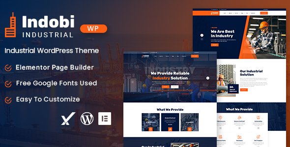 Indobi - Industrial WordPress Theme TFx