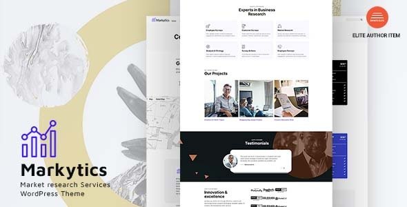 Markytics - Market research Services WordPress Theme TFx