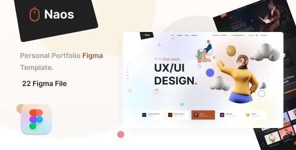 Naos - Personal Portfolio Figma Template TFx