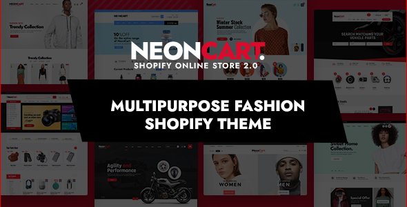 NeonCart - Multipurpose Fashion Shopify Theme TFx