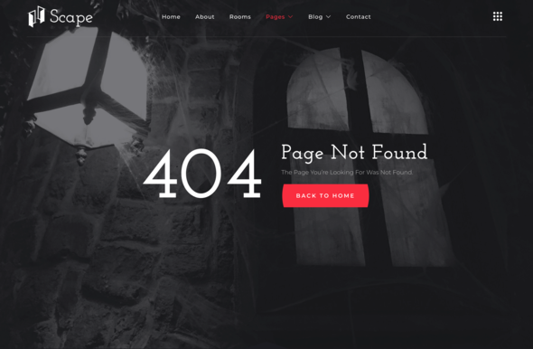 Scape  Real-Life Escape Room Game Elementor Template Kit TFx