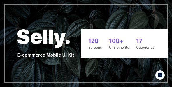 Selly - E-commerce Mobile UI Kit TFx