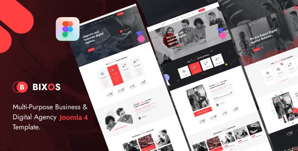 Bixos - Business amp Digital Agency Joomla 4 Template TFx