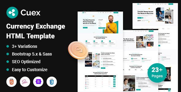 Cuex - Currency Exchange HTML Template TFx