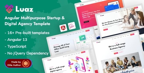 Luaz - Angular Multipurpose Template TFx