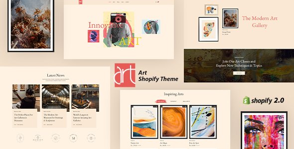 Multi Art - Gallery Shopify Theme TFx Shopify