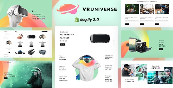 VRUniverse - Virtual Reality Store Shopify Theme TFx