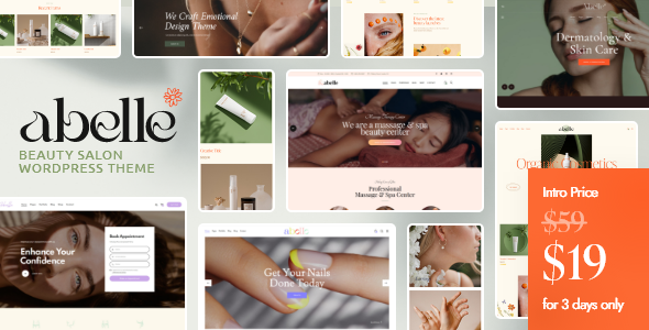 Abelle - Beauty Salon Elementor WordPress Theme TFx