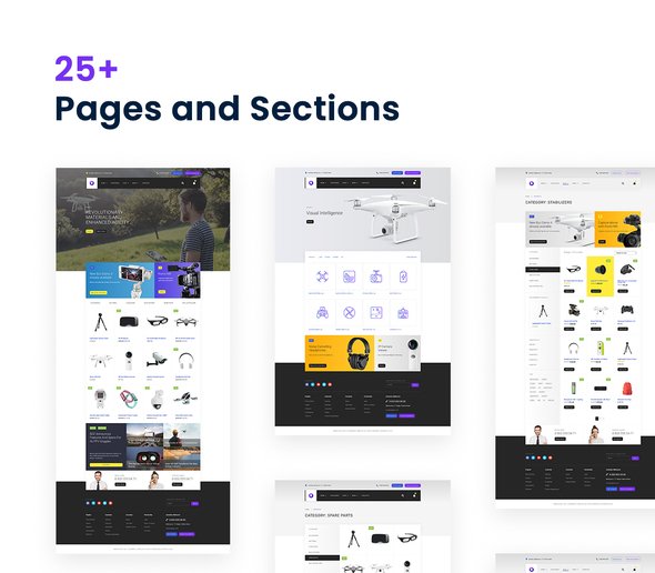 Bzzz  Gadgets eCommerce Elementor Template Kit TFx
