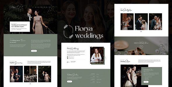 Florya - Wedding and Event Planner Template TFx
