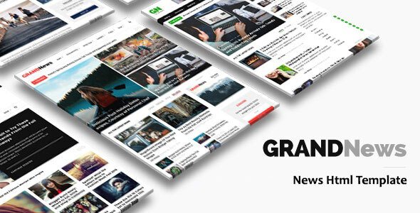 Grand News  Magazine Newspaper HTML TFx