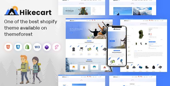 Hikecart - Hiking Camping amp Trekking Shopify Theme TFx