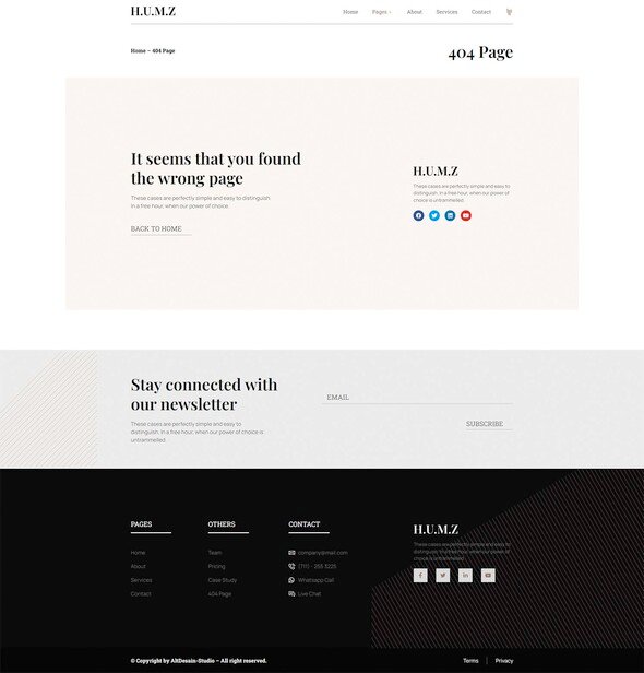 Humz - Property Agent Elementor Template Kit TFx