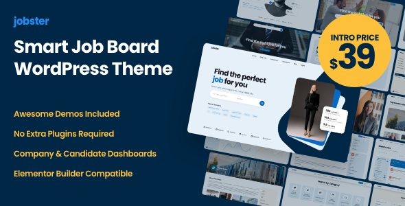 Jobster - Smart Job Board WordPress Theme TFx
