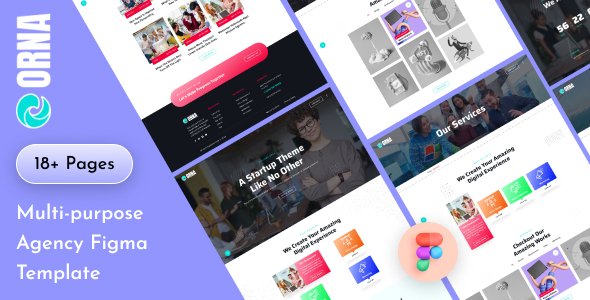 Orna - Multipurpose Agency Figma Template TFx
