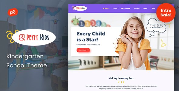 Petit - Kindergarten School Theme TFx WordPress