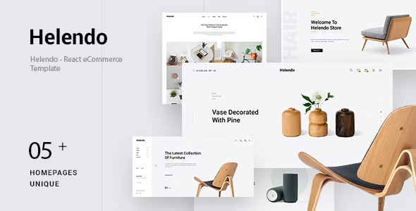 Helendo - React eCommerce Template TFx SiteTemplates