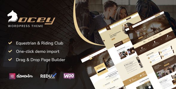 Jocey - Equestrian amp Riding Club WordPress Theme TFx