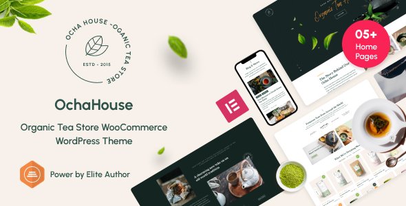 OchaHouse - Organic Tea Store WooCommerce WordPress Theme TFx