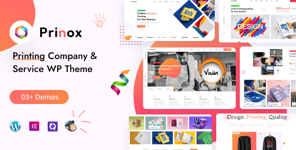 Prinox - Printing Services WordPress Theme TFx