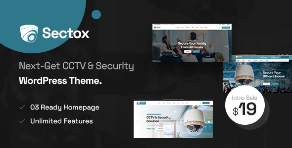 Sectox - CCTV amp Security WordPress Theme TFx