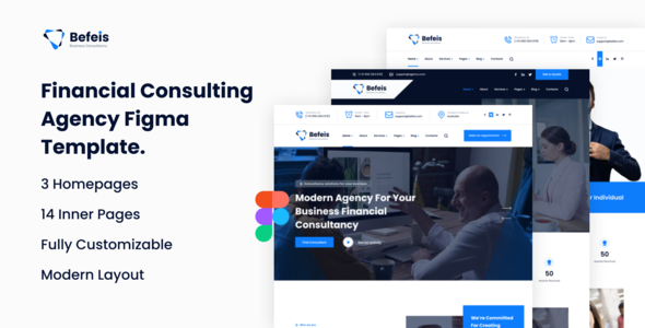 Befeis - Financial Consultation Figma Template TFx