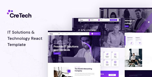 CreTech - IT Solutions amp Technology React Template TFx