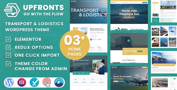 Upfronts - Transport and Logistics WordPress Theme TFx
