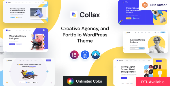 Collax - Creative Agency WordPress Theme TFx