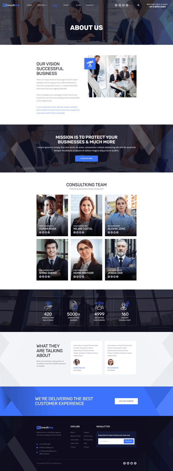 Consultking - Business Elementor Template Kit TFx