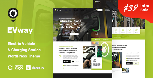 EVway - Electric Vehicle amp Charging Station WordPress Theme TFx