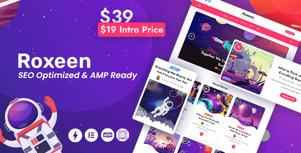 Roxeen  Personal Lightweight WordPress Theme TFx