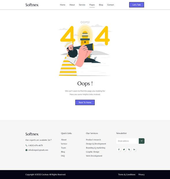 Softnex - Digital Marketing Agency Elementor Template Kit TFx