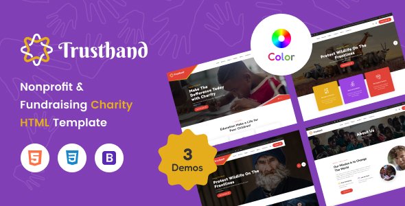 Trusthand - Charity HTML Template TFx SiteTemplates