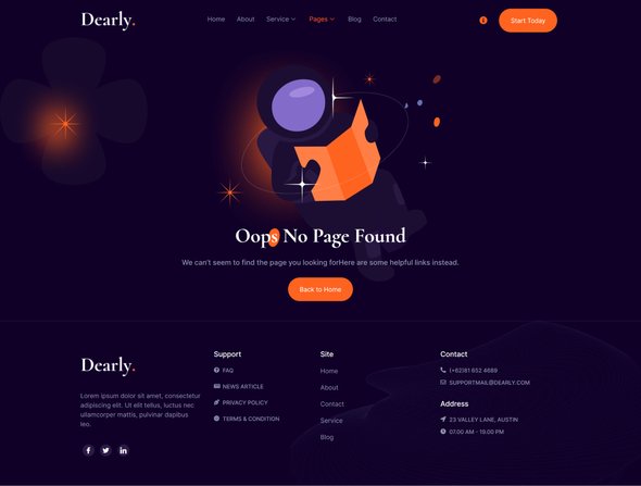 Dearly - Digital Marketing Agency Elementor Template Kit TFx