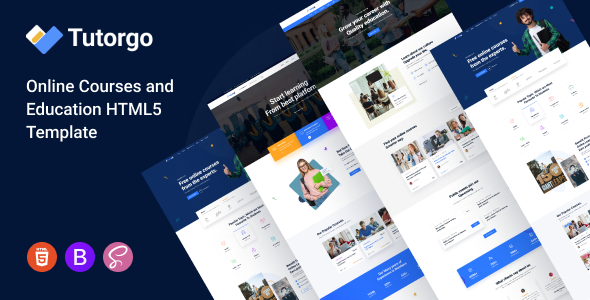 Tutorgo - Online Learning and Education HTML Template TFx